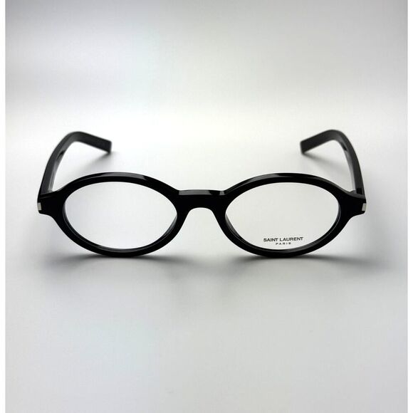 NEW Saint Laurent SL751 JEANNE OPT 001 Black/Clear Blue Light Block - Picture 3 of 12